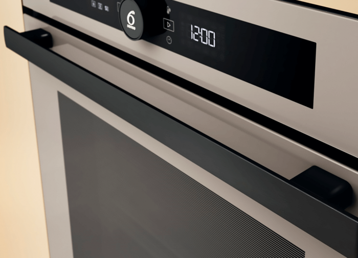 Духова шафа Whirlpool електрична, 73л, A+, дисплей, конвекція, телескопічні напрямні, бежевий