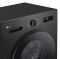 Пральна машина LG фронтальна, 9кг, 1400, A, 55см, дисплей, пара, інвертор, чорний