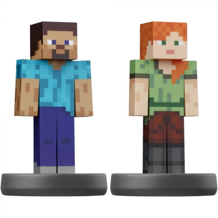 Фігурка Amiibo Minecraft Steve and Alex