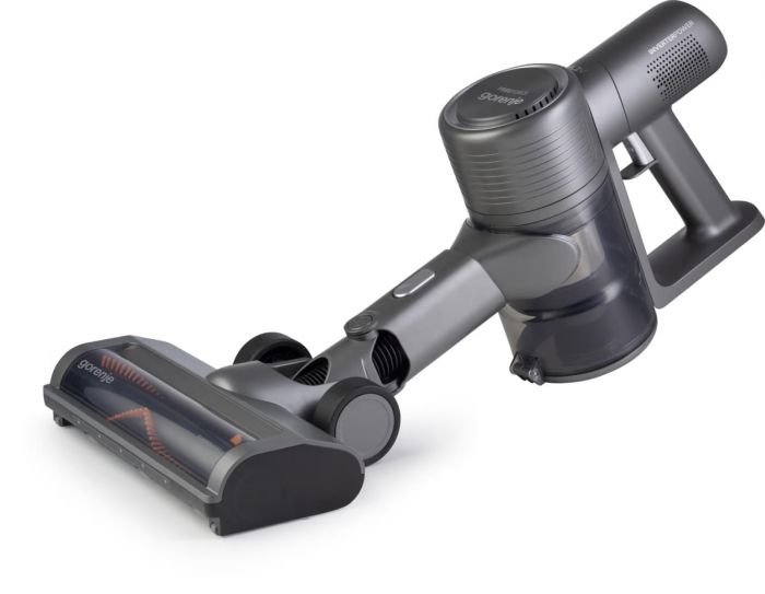 Пилосос Gorenje бездротовий, 95Вт, конт пил -0.5л, автон. робота до 60хв, HEPA, 2 в 1, підсвічування, індикатор, антрацит