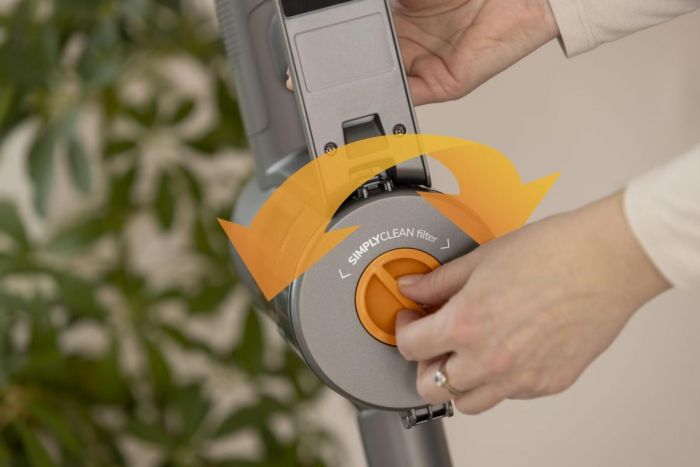 Пилосос Gorenje бездротовий, 95Вт, конт пил -0.5л, автон. робота до 60хв, HEPA, 2 в 1, підсвічування, індикатор, антрацит