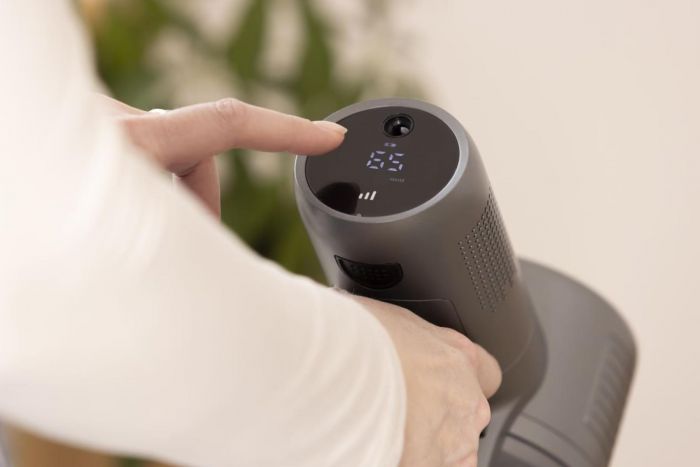 Пилосос Gorenje бездротовий, 95Вт, конт пил -0.5л, автон. робота до 60хв, HEPA, 2 в 1, підсвічування, індикатор, антрацит