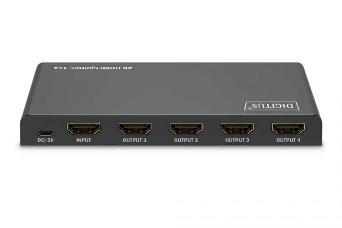 Відеосплітер DIGITUS HDMI (INx1 - OUTx4), 4K