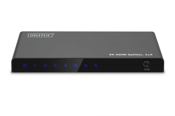 Відеосплітер DIGITUS HDMI (INx1 - OUTx4), 4K