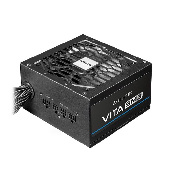Блок живлення CHIEFTEC Vita SM3  (850W), >85%, 80+ Bronze, 120мм, 1xMB 24pin(20+4), 2xCPU 8pin(4+4), 3xMolex, 6xSATA, 4xPCIe 8pin(6+2), 1xPCIe GEN5 16pin, Modular