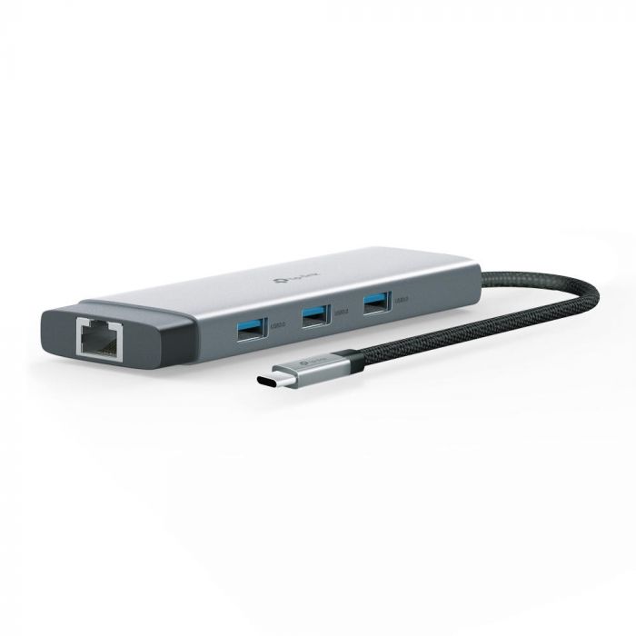 Хаб USB TP-LINK UH9120C USB-C > 3xUSB3.0/1xUSB-C/xHDMI/1xRJ45/1xSD/1xmicroSD/1xPD 100Wh