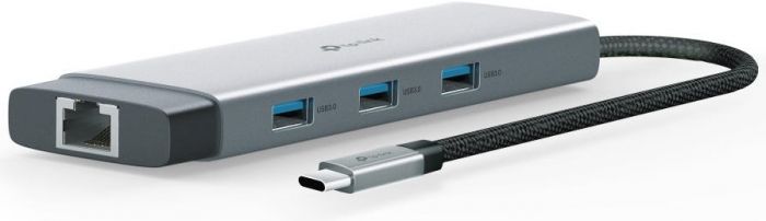 Хаб USB TP-LINK UH9120C USB-C > 3xUSB3.0/1xUSB-C/xHDMI/1xRJ45/1xSD/1xmicroSD/1xPD 100Wh