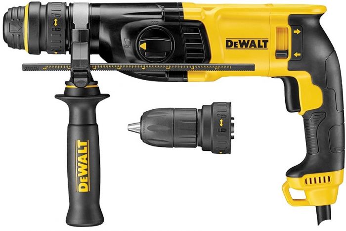 Перфоратор DeWalt SDS-Plus 800Вт 2.8Дж 0-5540уд/хв 0-1500об/хв 3 режими кейс 3кг