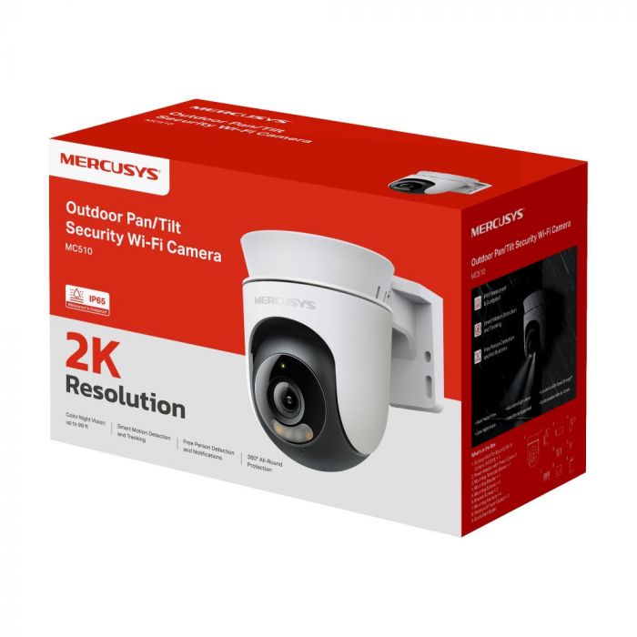 IP-Камера MERCUSYS MC510 3MP N300 microSD motion detection, зовнішня