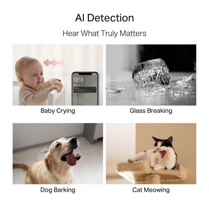 IP-Камера MERCUSYS MC230 5MP N300 microSD motion detection. AI