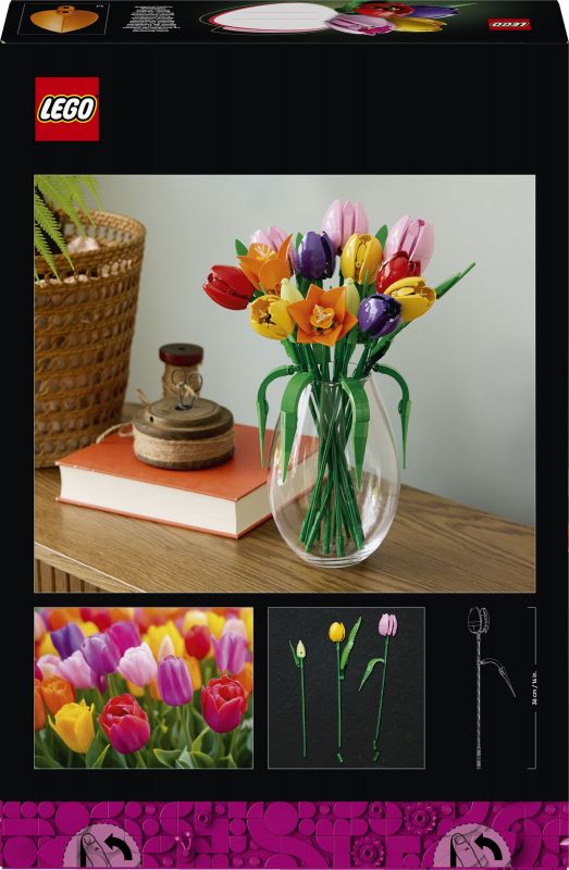 Конструктор LEGO Botanicals Букет тюльпанів