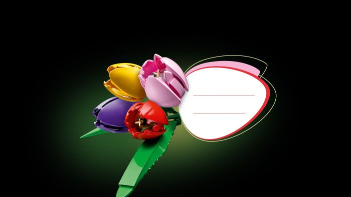 Конструктор LEGO Botanicals Букет тюльпанів
