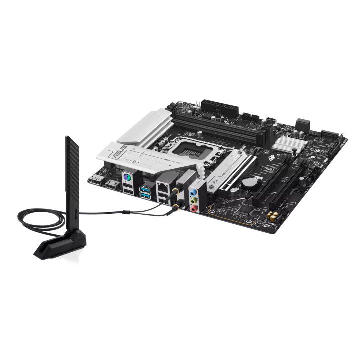Материнcька плата ASUS PRIME B760M-A WIFI II s1700 B760 4xDDR5 M.2 HDMI DP Wi-Fi BT mATX