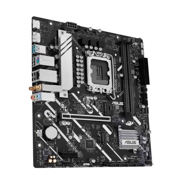 Материнcька плата ASUS PRIME H810M-A WIFI s1851 H810 2xDDR5 M.2 HDMI DP Wi-Fi BT ATX