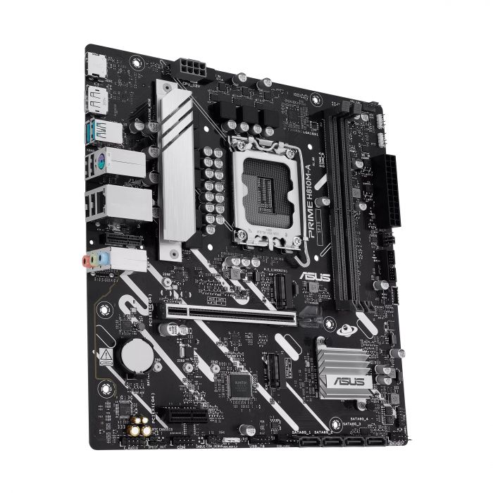 Материнcька плата ASUS PRIME H810M-A-CSM s1851 H810 2xDDR5 M.2 HDMI DP ATX