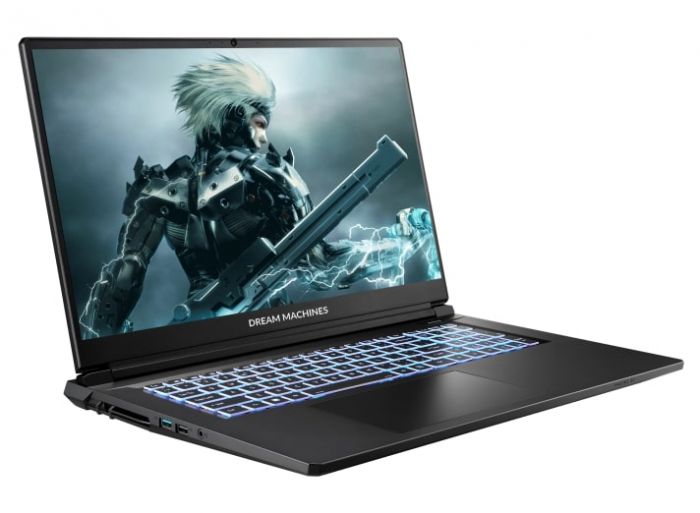 Ноутбук Dream Machines RT5050-17 17.3FHD IPS, AMD AI 7 350, 32GB, F2TB, NVD5050-8, DOS, чорний