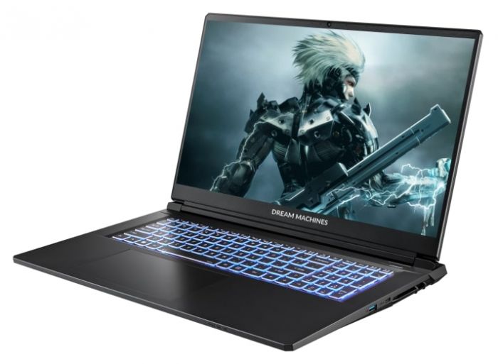 Ноутбук Dream Machines RT5050-17 17.3FHD IPS, AMD AI 7 350, 32GB, F2TB, NVD5050-8, DOS, чорний