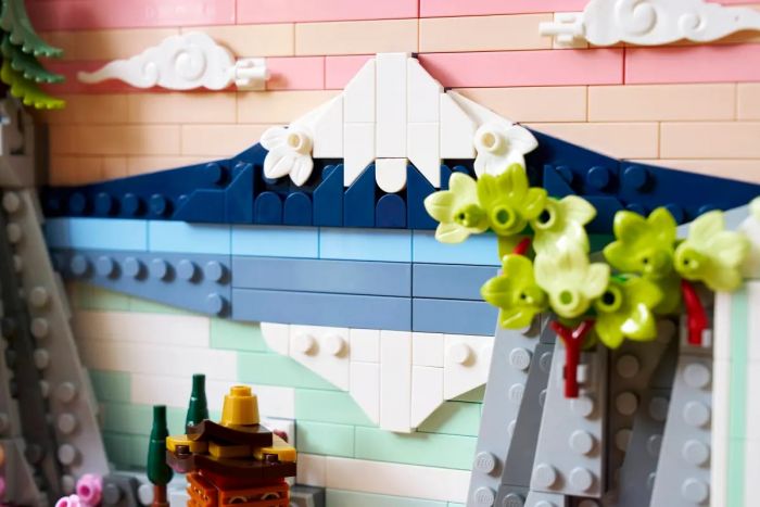 Конструктор LEGO ART Японський пейзаж із цвітом сакури