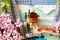 Конструктор LEGO ART Японський пейзаж із цвітом сакури