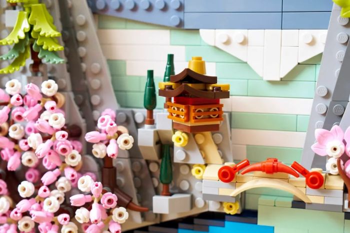 Конструктор LEGO ART Японський пейзаж із цвітом сакури