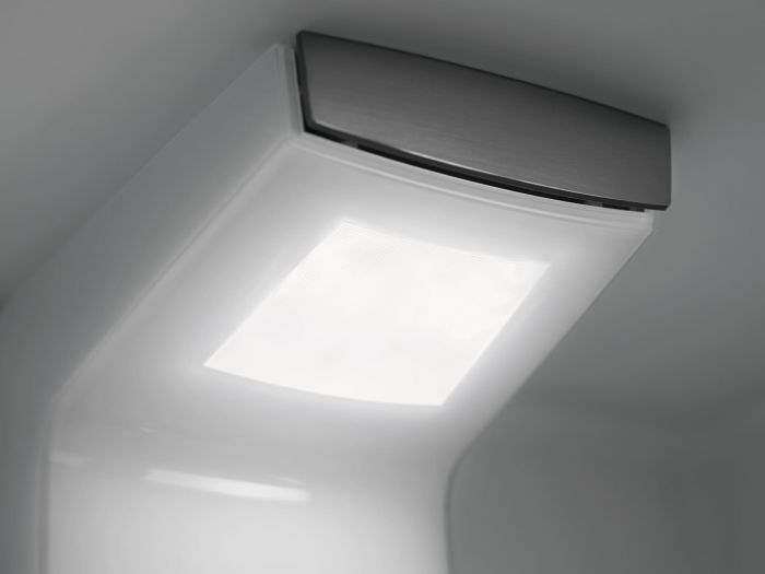 Холодильник Electrolux вбудований з нижн. мороз., 188.4x55х55, холод.відд.-213л, мороз.відд.-60л, 2дв., E, Combi, інв., диспл внутр., білий