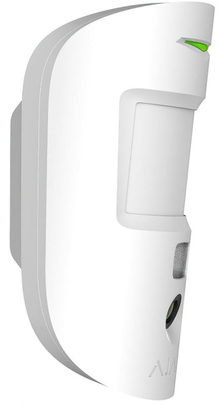 Бездротовий датчик руху з камерою, з покращеною фотофіксацією та фото по запиту Ajax HDR MotionCam PhOD, Jeweller, білий