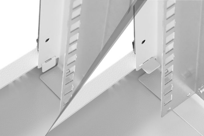 Шафа DIGITUS 10", 6U, SOHO PRO, скляні двері, 315x300 мм, 30кг максимально, сіра