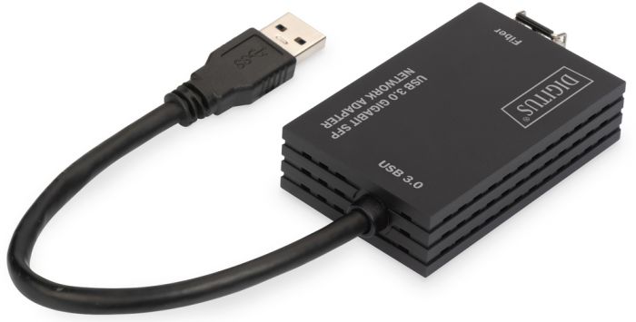 Адаптер DIGITUS USB-A > SFP, USB 3.0 Gigabit Network