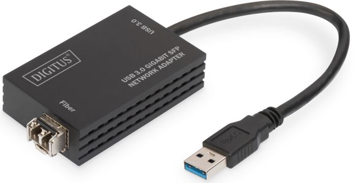 Адаптер DIGITUS USB-A > SFP, USB 3.0 Gigabit Network