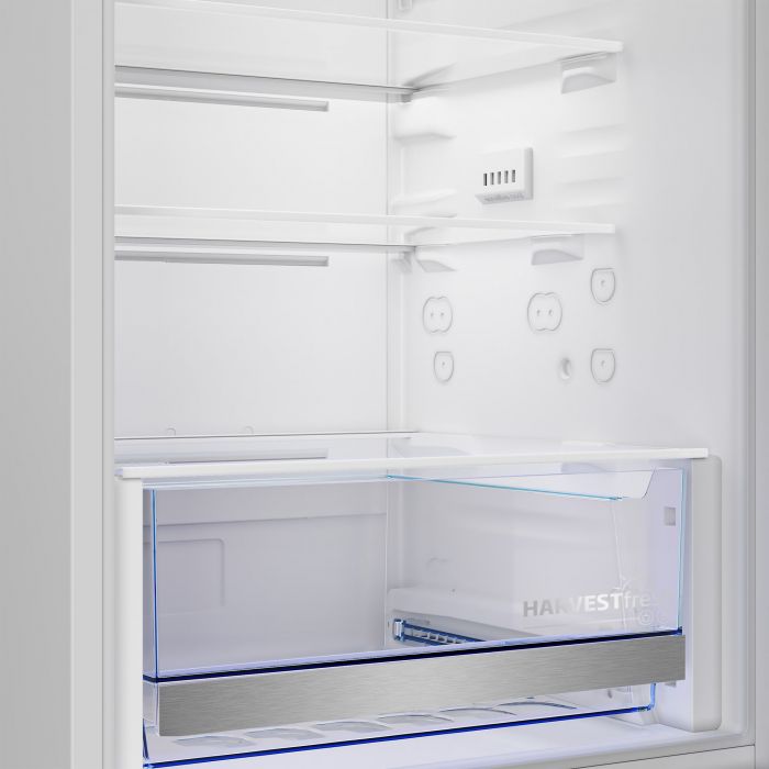 Холодильник Beko вбудований з нижн. мороз., 194x55x55, xолод.відд.-224л, мороз.відд.-76л, 2дв., D, NF, HarvestFresh, білий