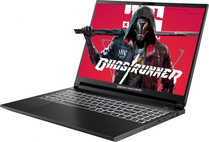 Ноутбук Dream Machines RT5060-15 15.3FHD+ IPS, AMD AI 9 HX 370, 32GB, F1TB, NVD5060-8, DOS, чорний