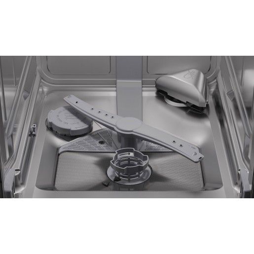 Посудомийна машина Bosch вбудована, 10компл., C, 45см, дисплей, 3й кошик, Zeolith, білий