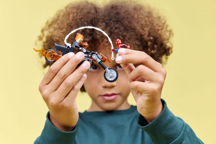 Конструктор LEGO Super Heroes Людина-павук vs. Примарний вершник на мотоциклі