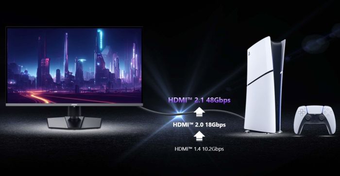 Монітор MSI 31.5" MAG 322UP-E16 2xHDMI, DP, USB-C, Audio, QD-OLED, 3840x2160, 165Hz, 0.03ms, sRGB 138%, FreeSync, HAS, HDR400