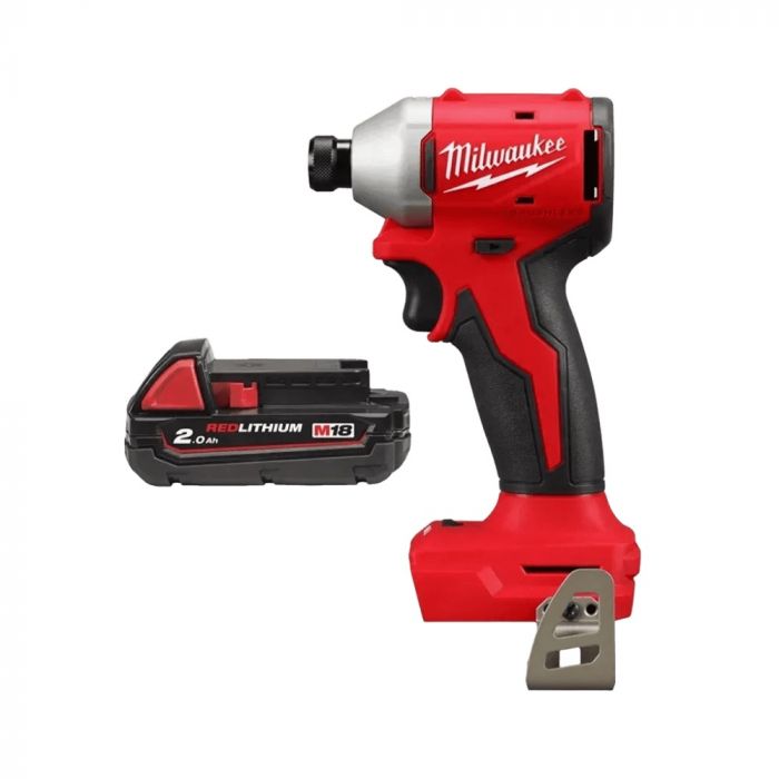 Гвинтоверт ударний акумуляторний Milwaukee M18 BLIDRC-0 18В АКБ1х2А·год 190Нм 0-3600об/хв 1.3кг без АКБ та ЗП