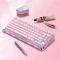 Клавіатура механічна GravaStar Mercury K1 80keys, GravaStar x Kailh Cheery Pink, EN, BT/WL/USB, Sakura Pink