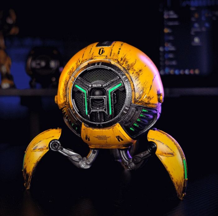 Акустична система Gravastar Mars Pro 2 Battle-Worn, Zinc Alloy body, BT/3.5мм, 20ВТ, жовтий