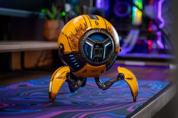 Акустична система Gravastar Mars Pro 2 Battle-Worn, Zinc Alloy body, BT/3.5мм, 20ВТ, жовтий