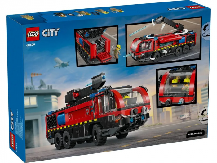 Конструктор LEGO City Пожежна вантажівка в аеропорту