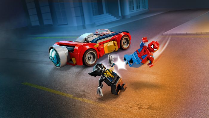 Конструктор LEGO Super Heroes Автомобіль Людини-павука vs. Отруєний Росомаха