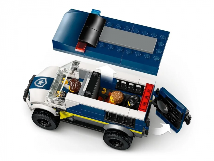Конструктор LEGO City Поліцейський фургон для перевезення в'язнів