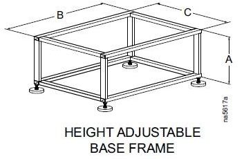 Опорна рама R1 під кондиціонер Uniflair AMICO SDCV0300A