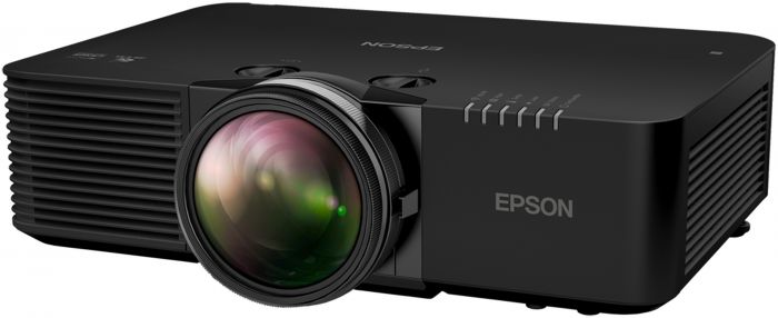 Проєктор Epson EB-L695SE WUXGA, 6000 lm, LASER, 0.5-0.7, WiFi, чорний