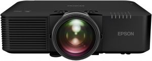 Проєктор Epson EB-L695SE WUXGA, 6000 lm, LASER, 0.5-0.7, WiFi, чорний