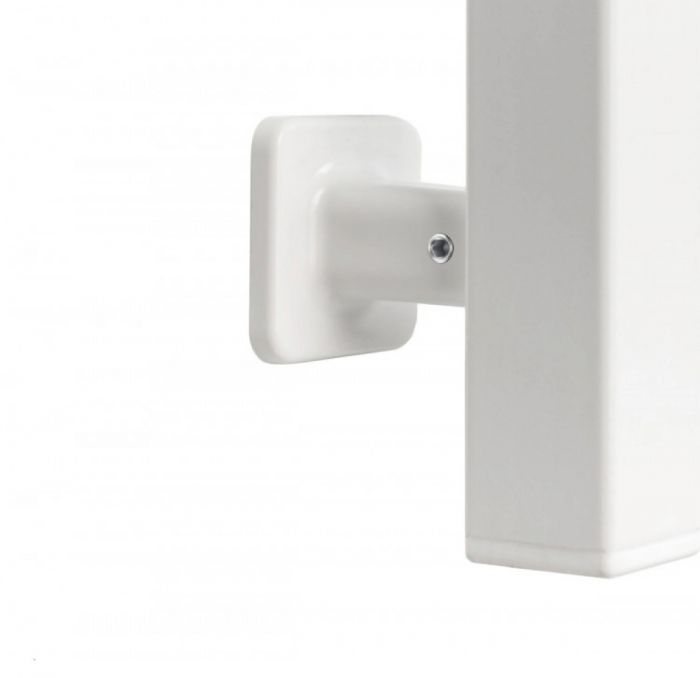 Рушникосушка Navin електрична Грандіс, 800х480х161мм, таймер-регулятор, сталь, білий, ліве підключення