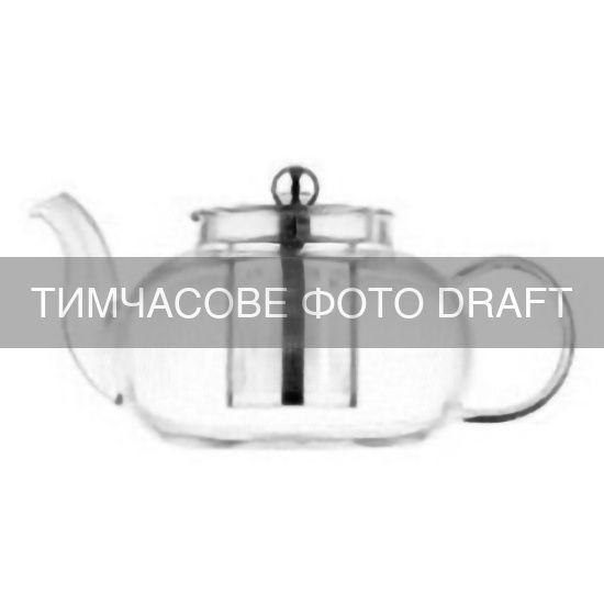 Заварник ARDESTO Gemini Roma 800мл, боросилікатне скло, нержавіюча сталь, прозорий