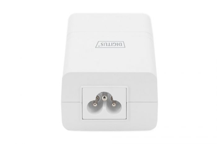PoE-Інжектор DIGITUS PoE+ 802.3at, 10/100/1000 Mbps, Output max. 48V, 30W, білий