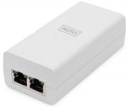 PoE-Інжектор DIGITUS PoE+ 802.3at, 10/100/1000 Mbps, Output max. 48V, 30W, білий
