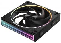 Корпусний вентилятор Zalman ZM-DF120  ARGB,  120мм, 800-2300rpm, 4pin, PWM, 3pin+5VARGB, 34,5dBa, POGO pin, Magnetic,  Reversed, чорний