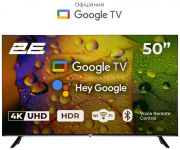 Телевізор 50" 2E LED 4K 60Hz Smart Google TV Black